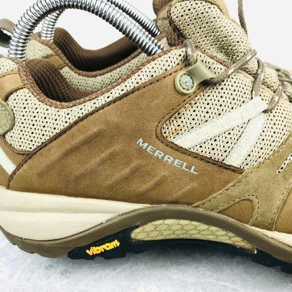 Merrell Siren Sport 2 Womens Size 8.5 Shoes Olive Brown Leather Hiking shoes - Picture 2 of 13